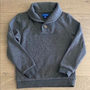 Gray Collar Pullover Sweater